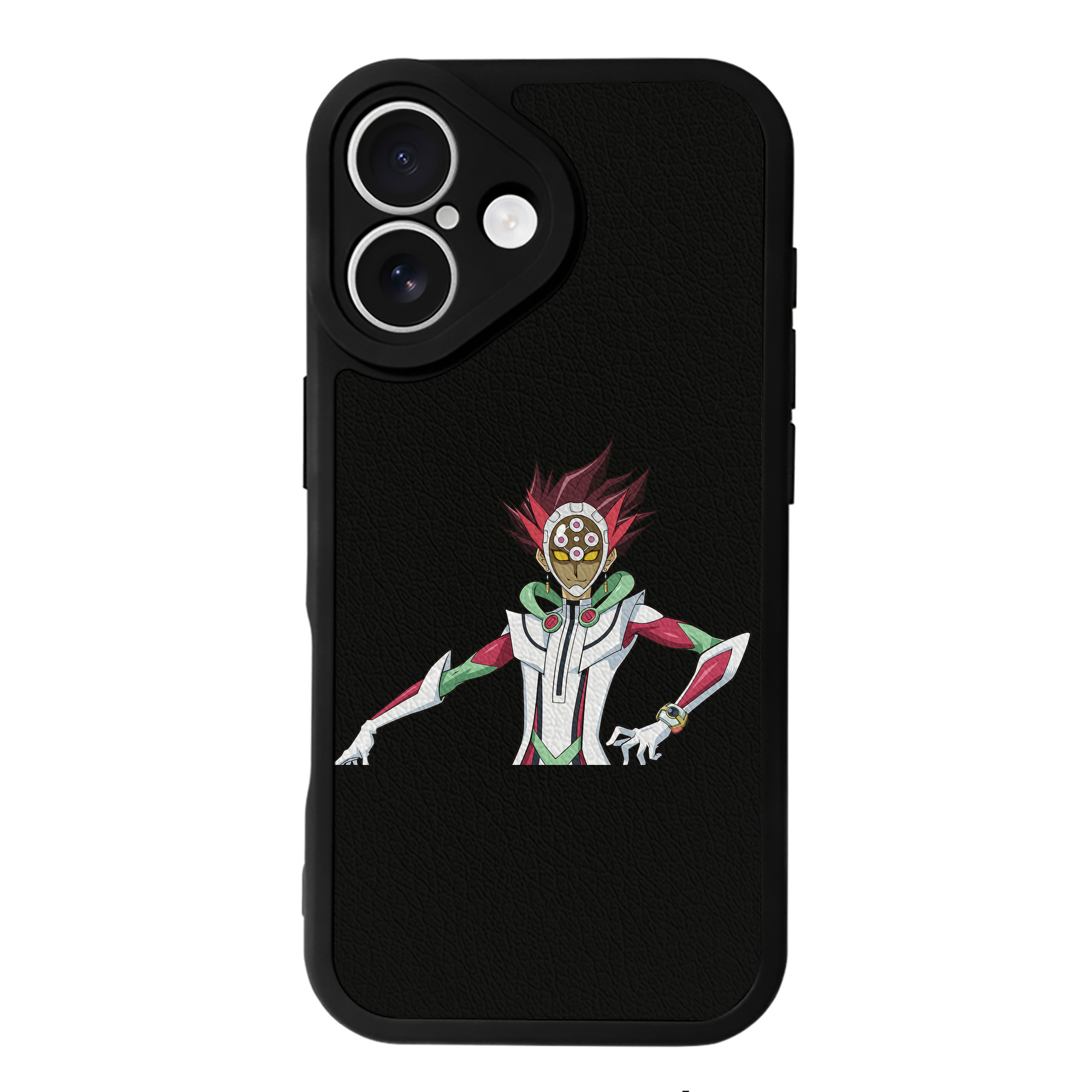 （画像用） 遊☆戯☆王 Yu-Gi-Oh! 【iPhone 16シリーズ対応】シリコンスマホケース（レザー調） 材質：シリコン